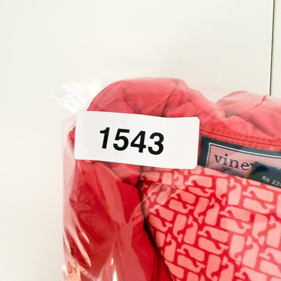 Vineyard Vines Pink Quilted Jacket Womens Cotton Nylon - M - Picture 8 of 8